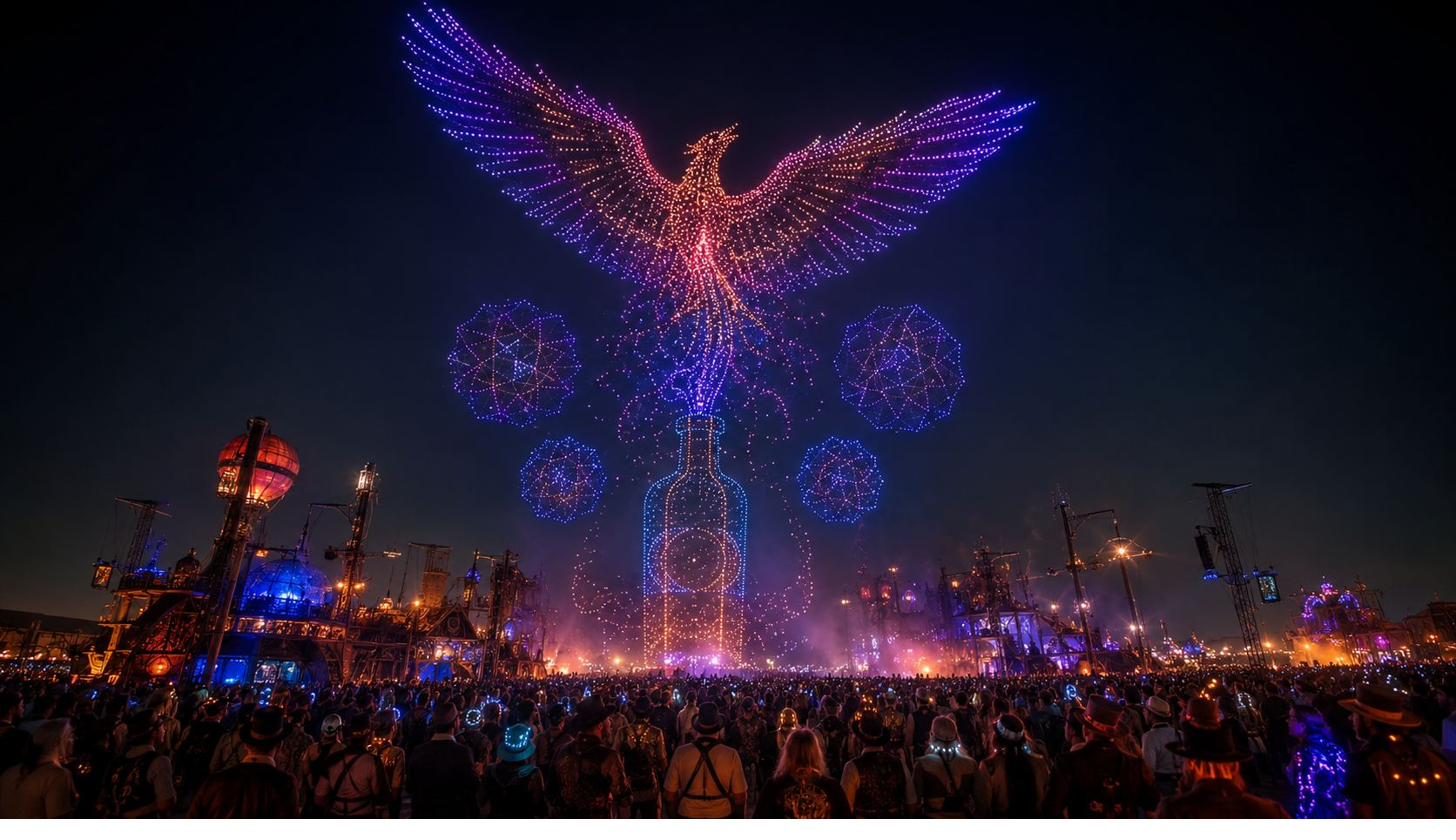 Ignition phoenix drone ceremony